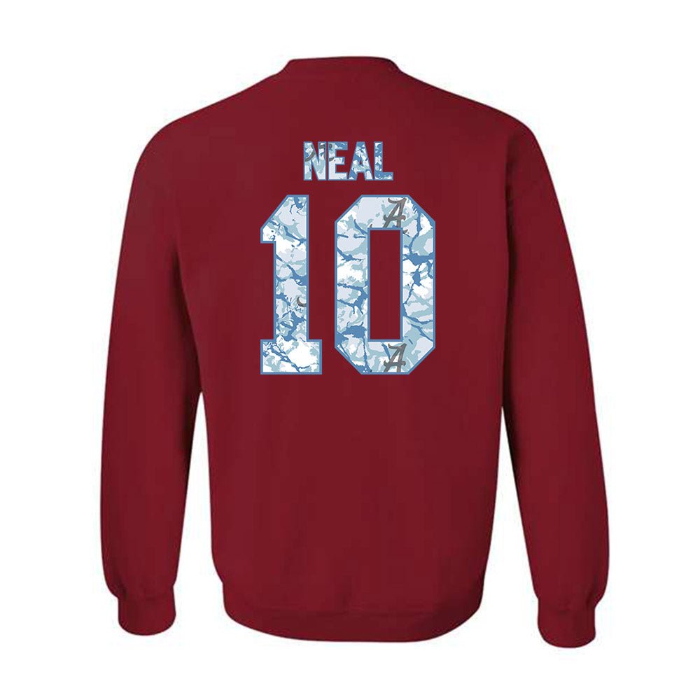 Alabama - NCAA Baseball : Brady Neal - Hydrobama™ Crewneck Sweatshirt-1