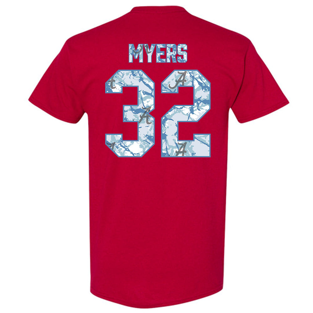 Alabama - NCAA Baseball : Braylon Myers - Hydrobama™ T-Shirt-1