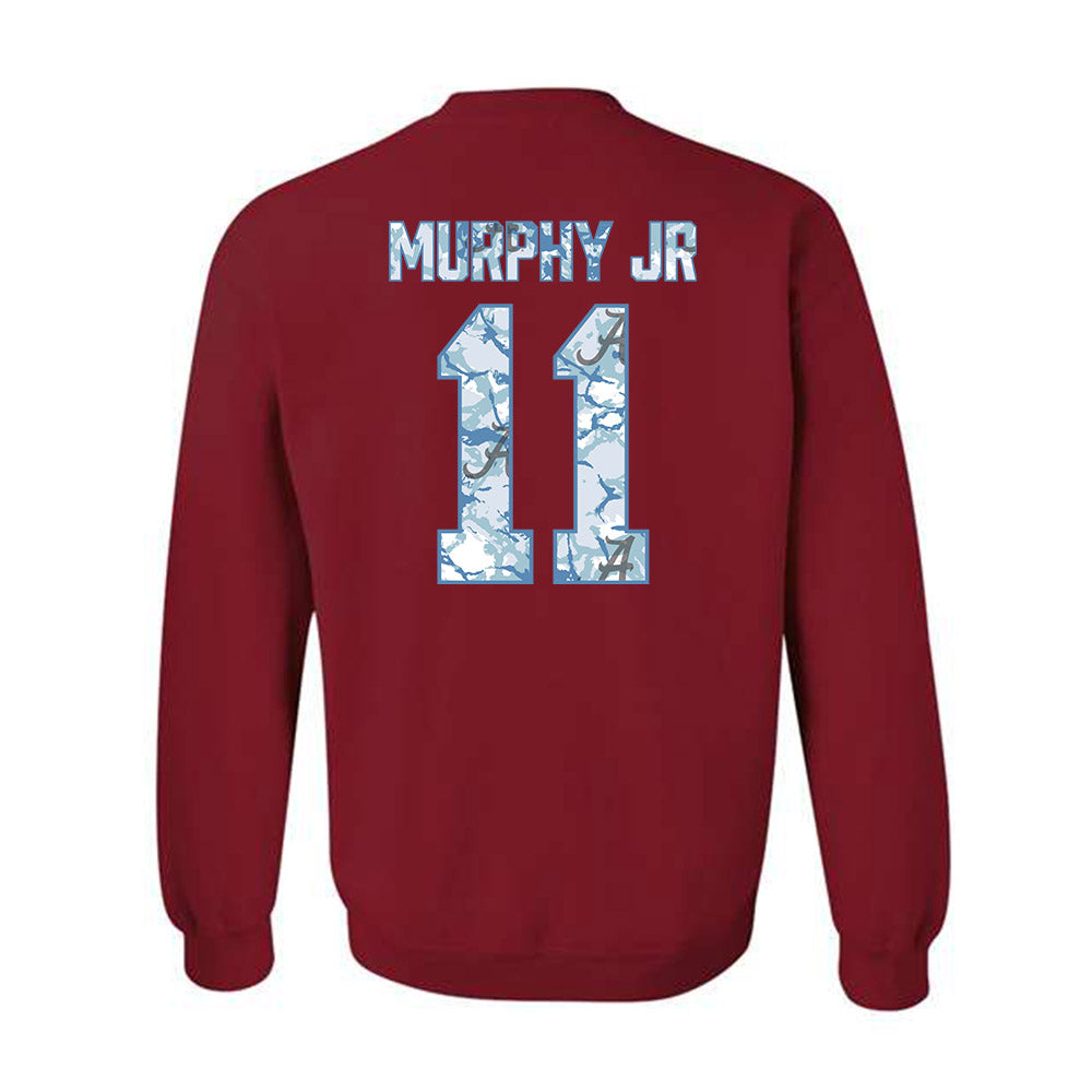 Alabama - NCAA Men's Basketball : Preston Murphy Jr - Hydrobama™ Crewneck Sweatshirt-1
