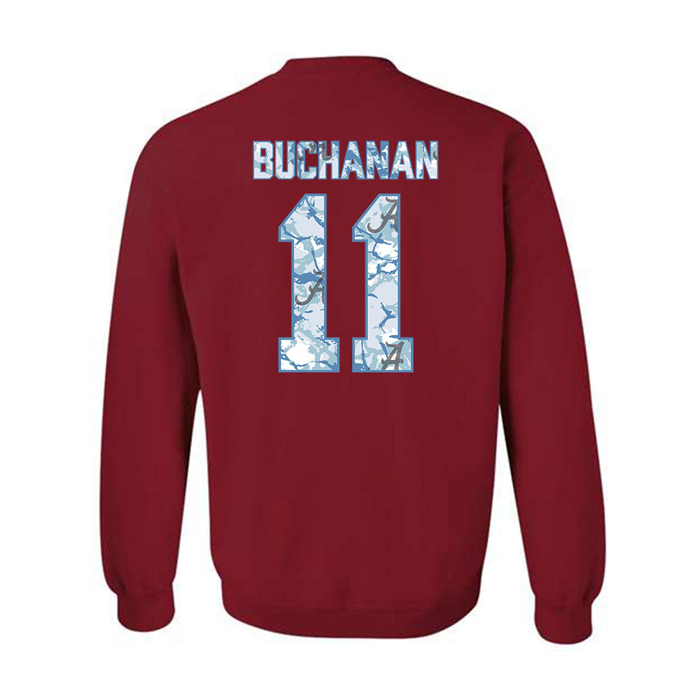 Alabama - NCAA Baseball : Coulson Buchanan - Hydrobama™ Crewneck Sweatshirt-1
