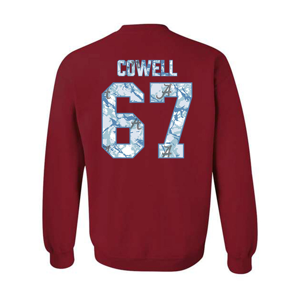 Alabama - NCAA Football : Vince Cowell - Crewneck Sweatshirt-1