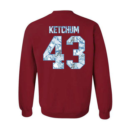 Alabama - NCAA Baseball : Jack Ketchum - Hydrobama™ Crewneck Sweatshirt-1
