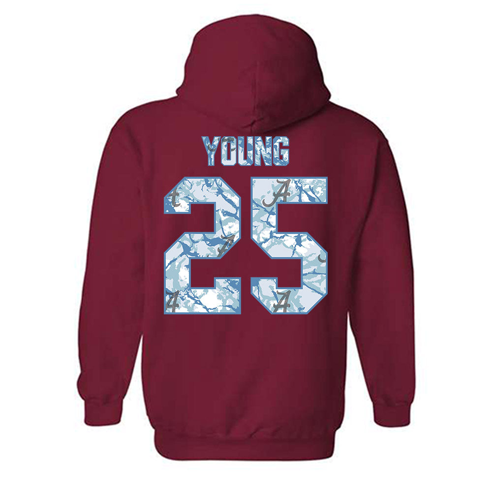 Alabama - NCAA Football : Richard Young - Hooded Sweatshirt-1