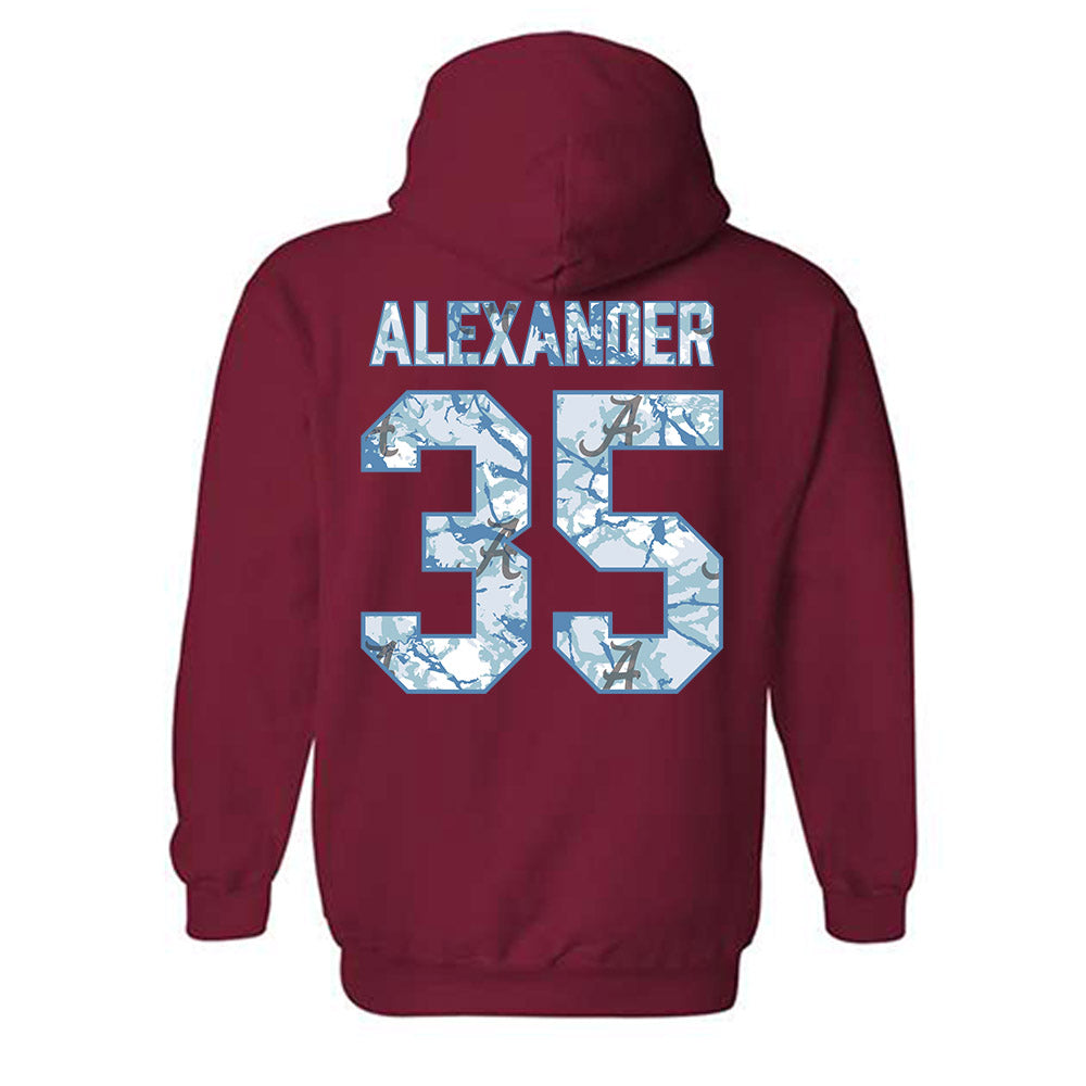 Alabama - NCAA Football : Jeremiah Alexander - Hooded Sweatshirt-1