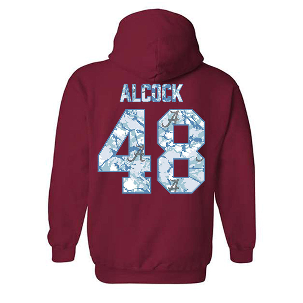 Alabama - NCAA Baseball : Bobby Alcock - Hydrobama™ Hooded Sweatshirt-1