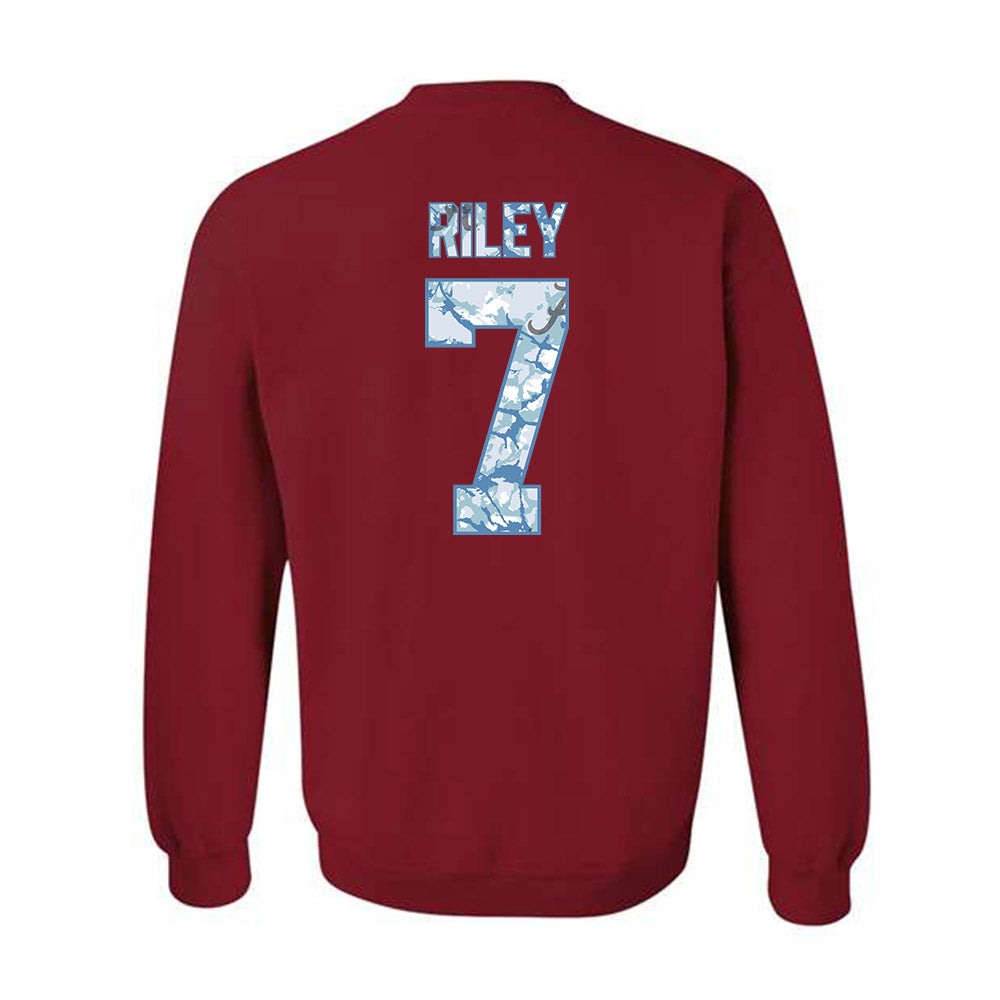 Alabama - NCAA Softball : Catelyn Riley - Hydrobama™ Crewneck Sweatshirt-1