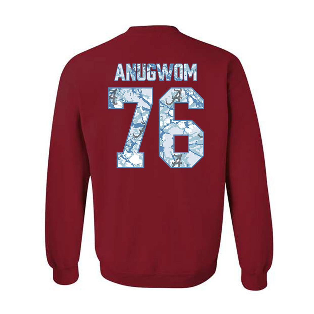 Alabama - NCAA Football : Arkel Anugwom - Crewneck Sweatshirt-1