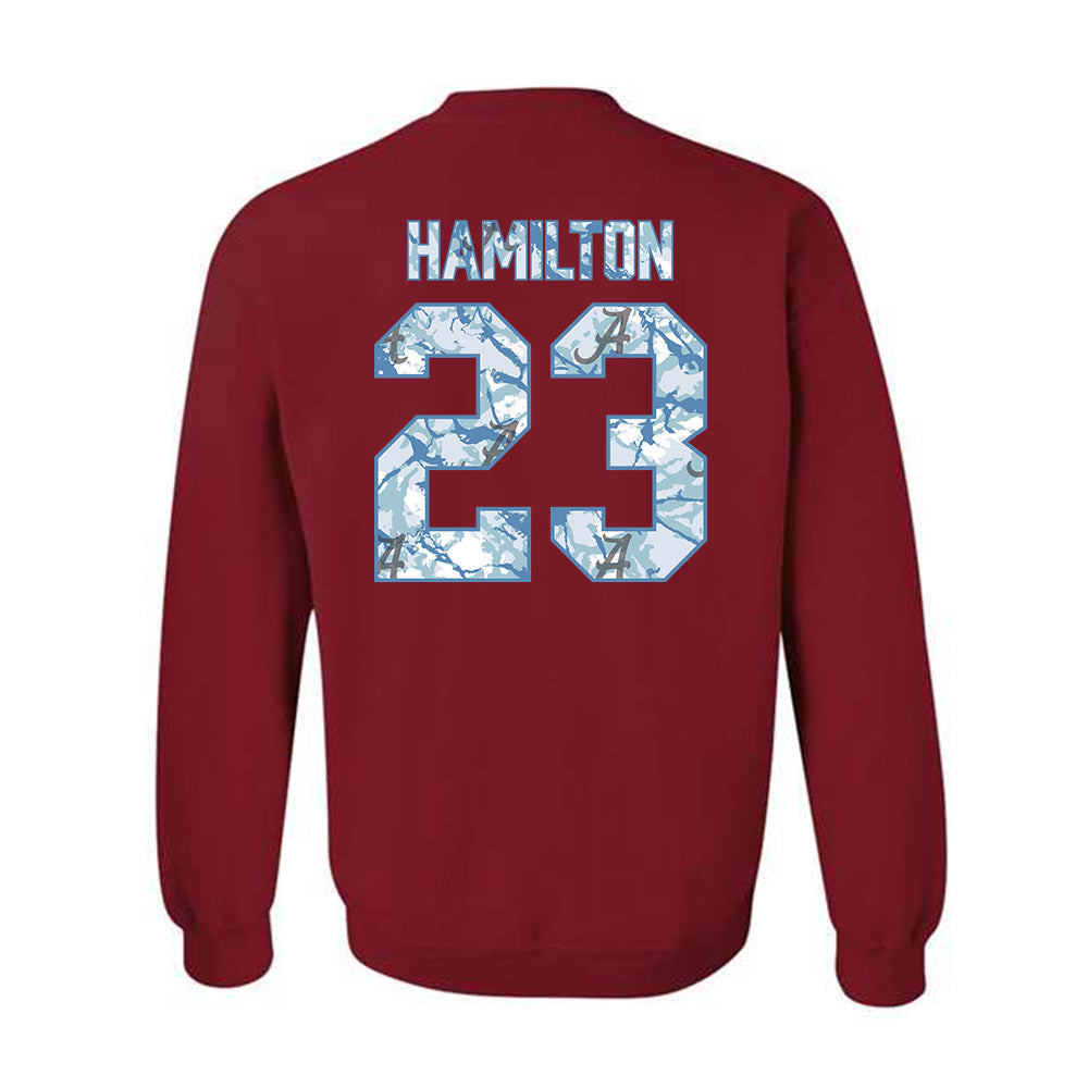 Alabama - NCAA Football : Jaren Hamilton - Crewneck Sweatshirt-1