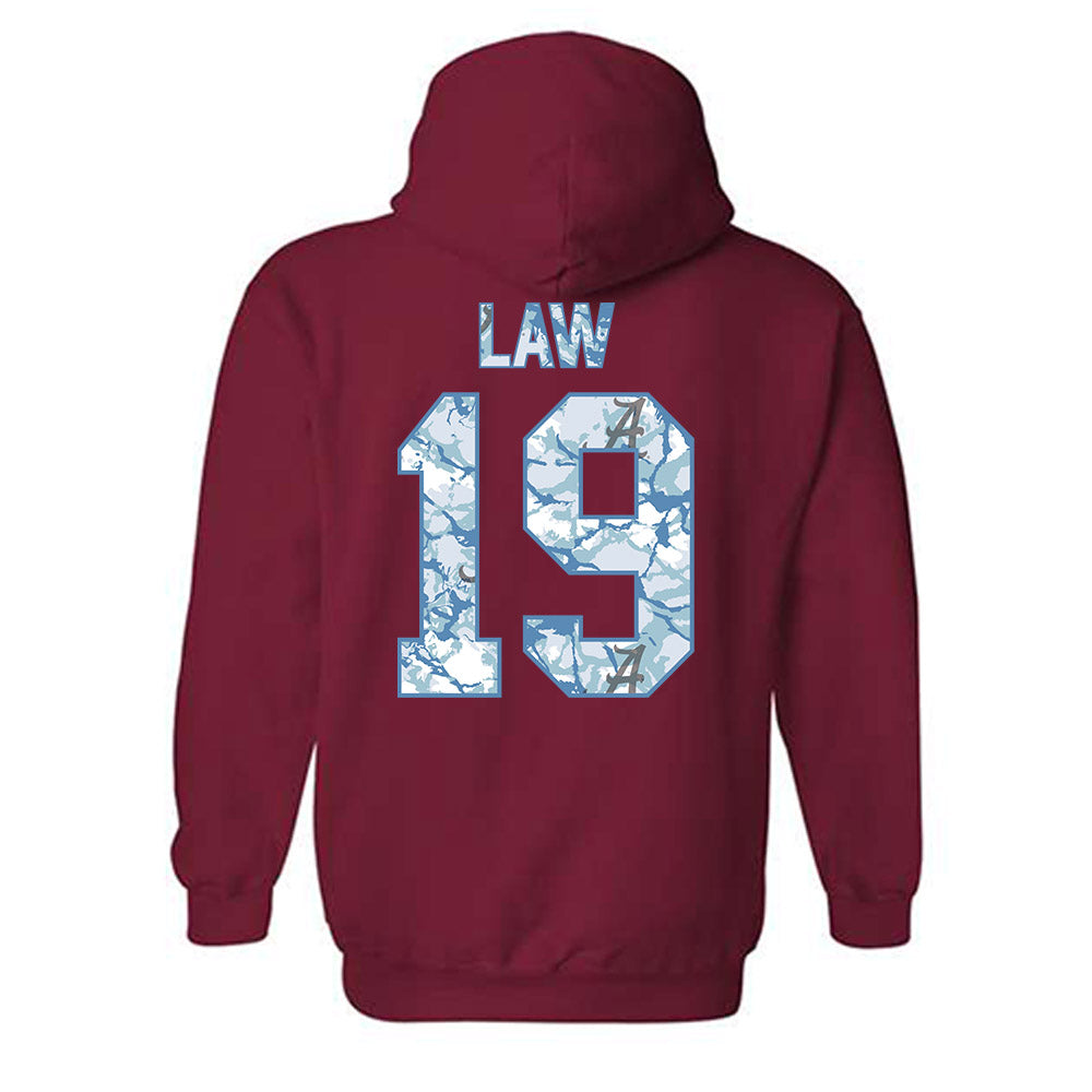 Alabama - NCAA Football : Kendrick Law - Hooded Sweatshirt-1