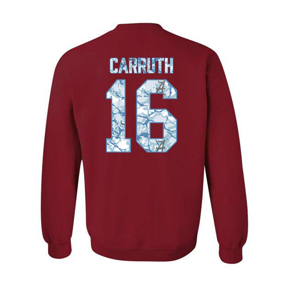 Alabama - NCAA Football : Cade Carruth - Crewneck Sweatshirt-1