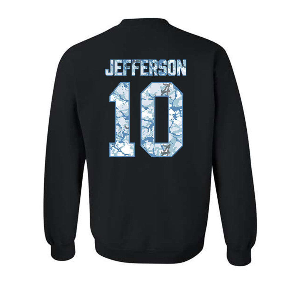 Alabama - NCAA Football : Justin Jefferson - Crewneck Sweatshirt-1
