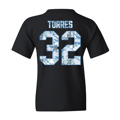Alabama - NCAA Baseball : Jason Torres - Youth T-Shirt-1