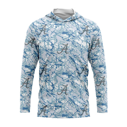 Alabama - : - Hooded Raglan Long Sleeve UV Shirt-0