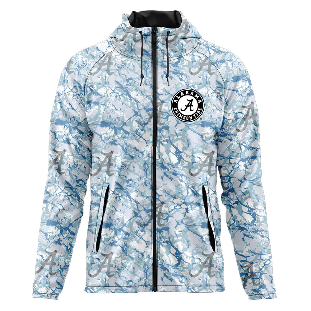 Alabama - : - Full Zip Windbreaker-0