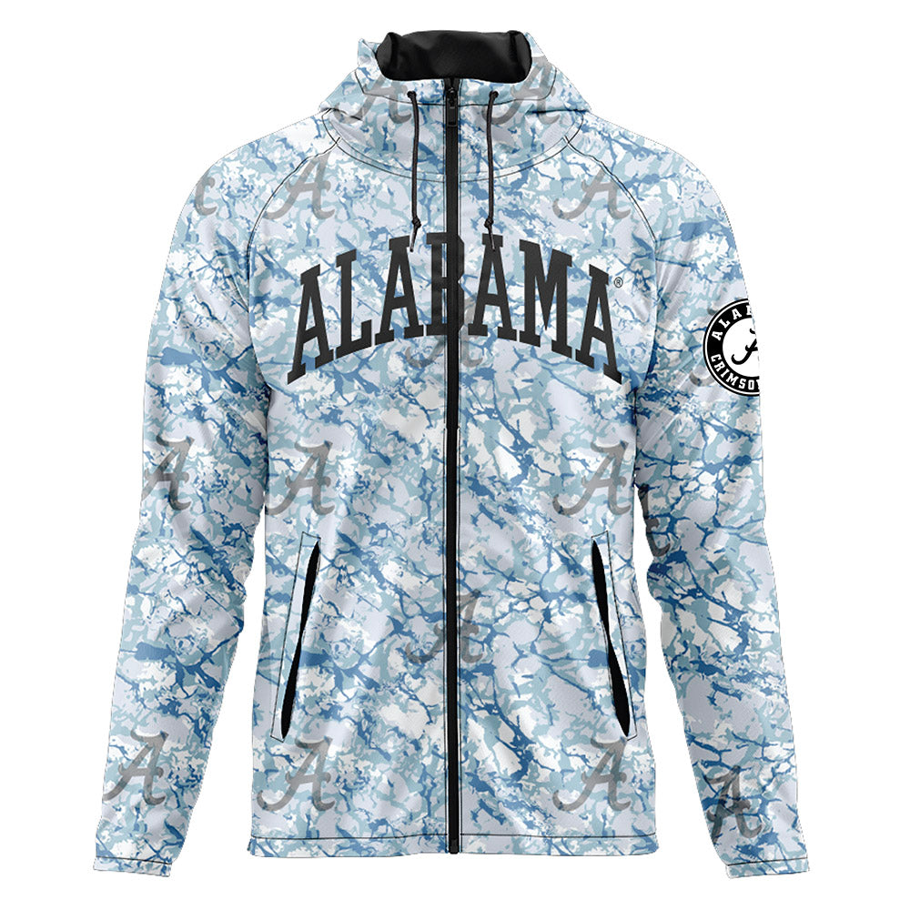 Alabama - NCAA Football : - Full Zip Windbreaker-0