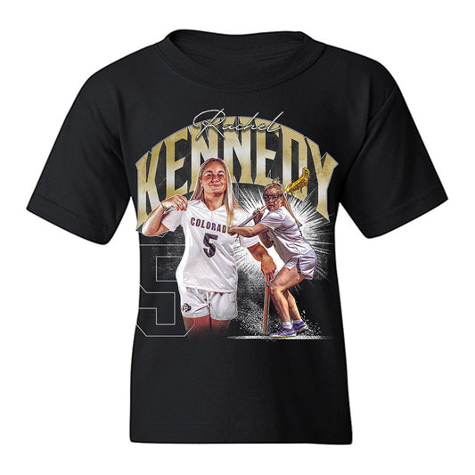 Colorado - NCAA Women's Lacrosse : Rachel Kennedy - Collage Youth T-Shirt-0