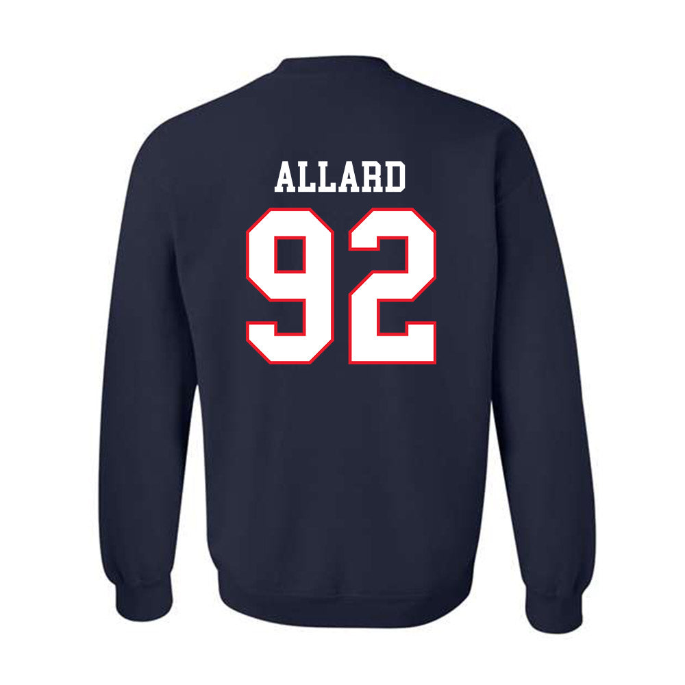 UConn - NCAA Women's Ice Hockey : Ashley Allard - Hockey East 2024-2025 Regular Season Champs Classic Shersey Crewneck Sweatshirt-1