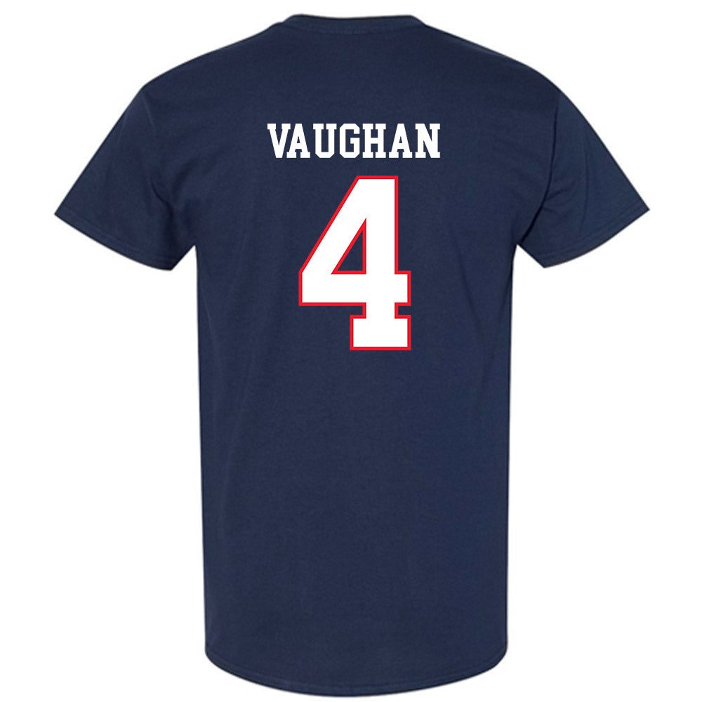 UConn - NCAA Women's Ice Hockey : Teagan Vaughan - Champs Classic Shersey T-Shirt-1
