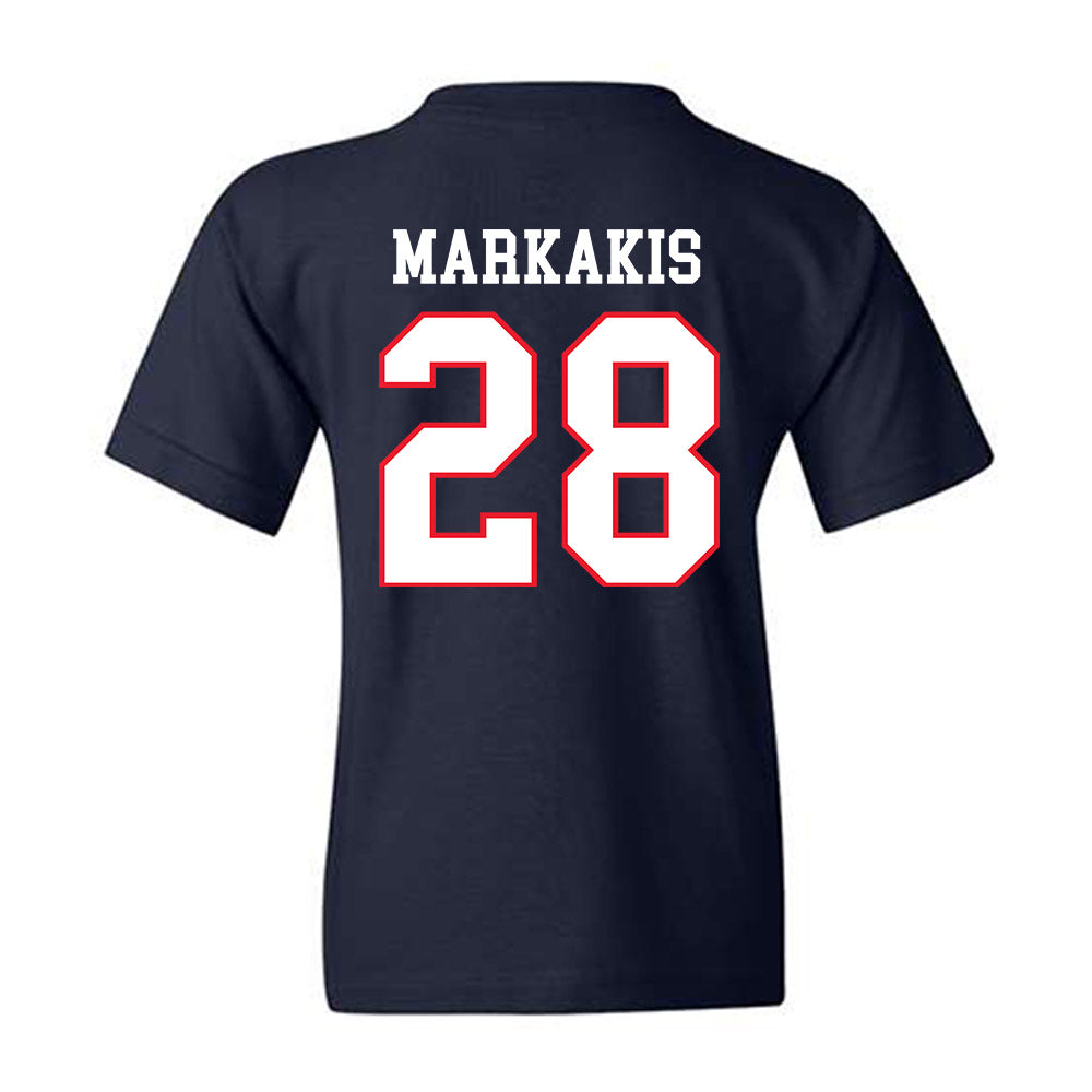 UConn - NCAA Women's Ice Hockey : Ellie Markakis - Champs Classic Shersey Youth T-Shirt-1