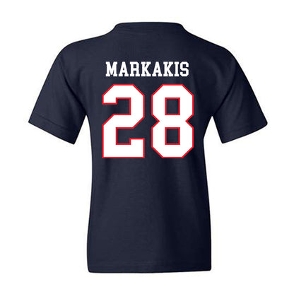 UConn - NCAA Women's Ice Hockey : Ellie Markakis - Champs Classic Shersey Youth T-Shirt-1