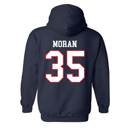 UConn - NCAA Women's Ice Hockey : Shannon Moran - Hockey East 2024-2025 Regular Season Champs Classic Shersey Hooded Sweatshirt-1