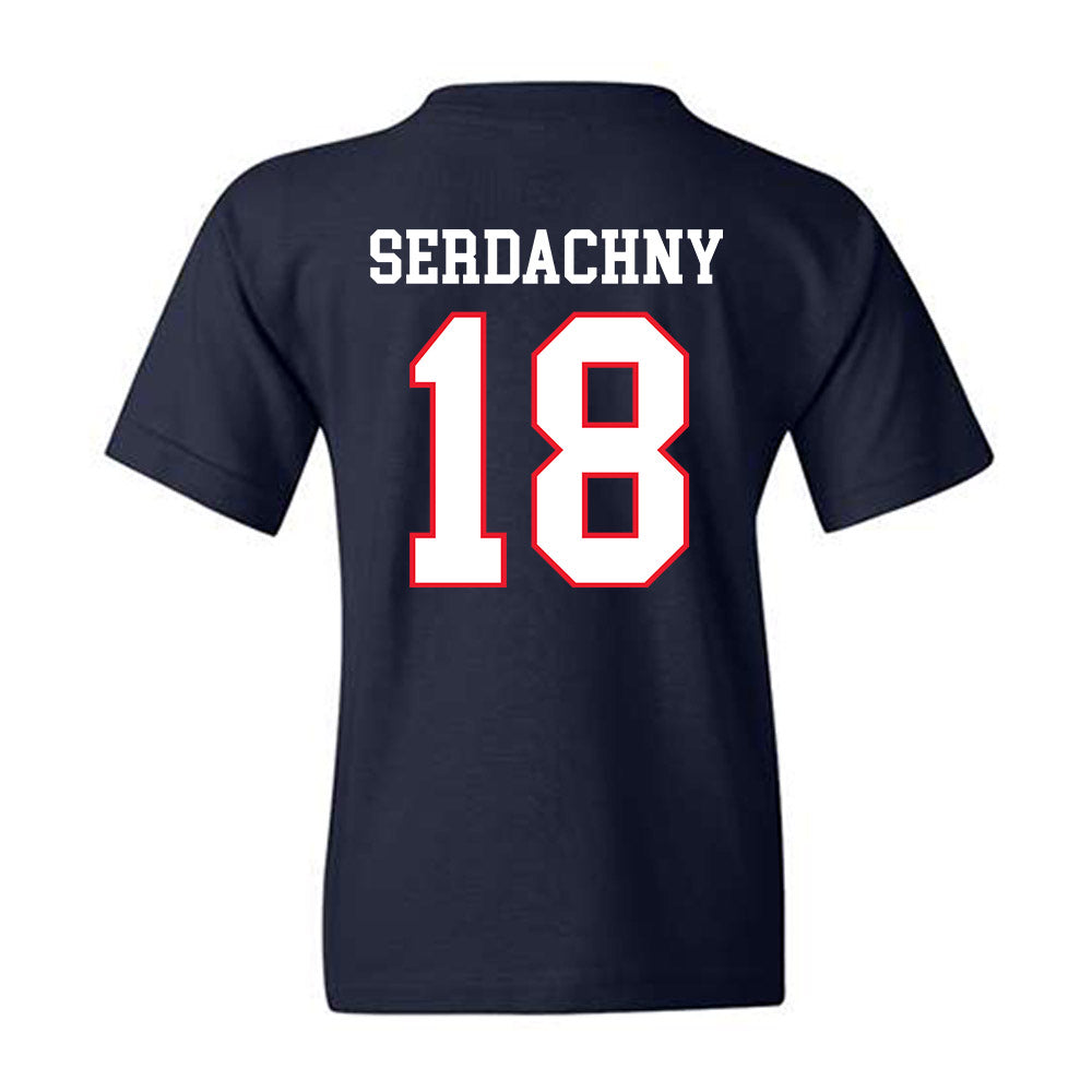 UConn - NCAA Women's Ice Hockey : Maya Serdachny - Hockey East 2024-2025 Regular Season Champs Classic Shersey Youth T-Shirt-1