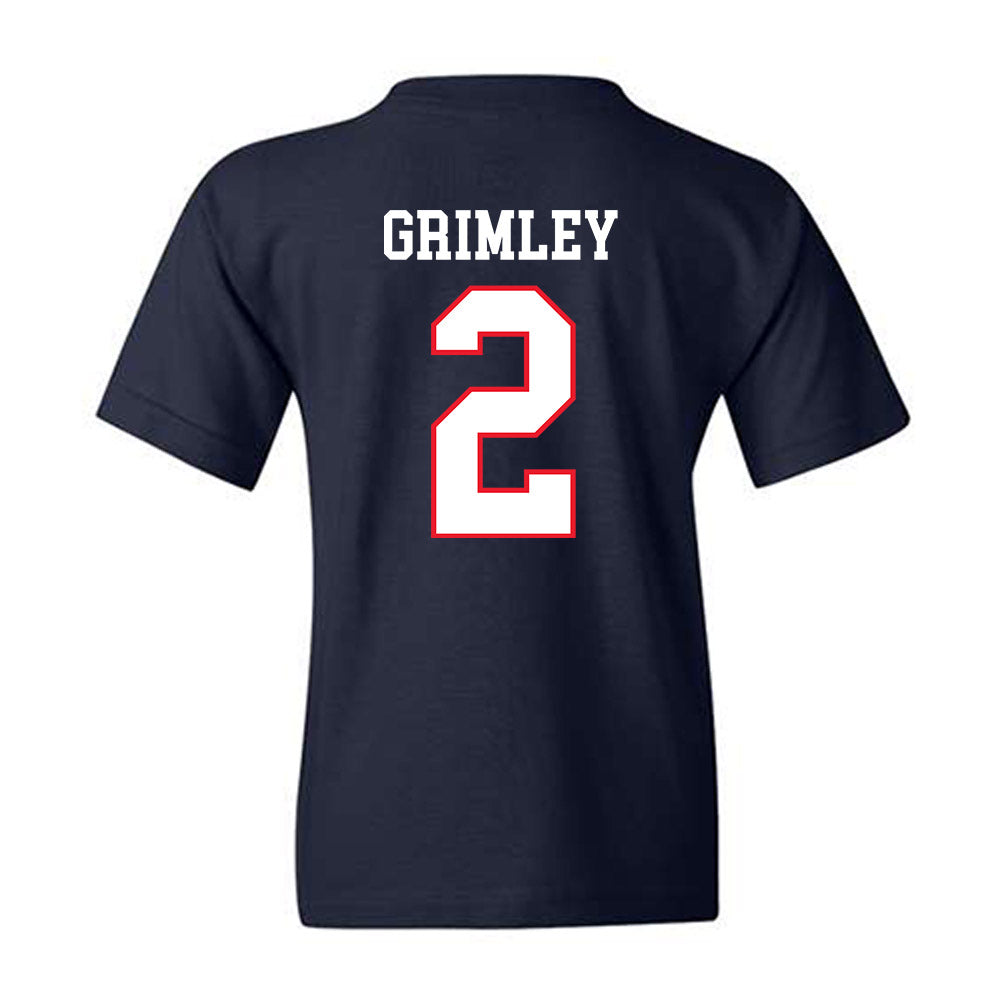 UConn - NCAA Women's Ice Hockey : Camryn Grimley - Champs Classic Shersey Youth T-Shirt-1