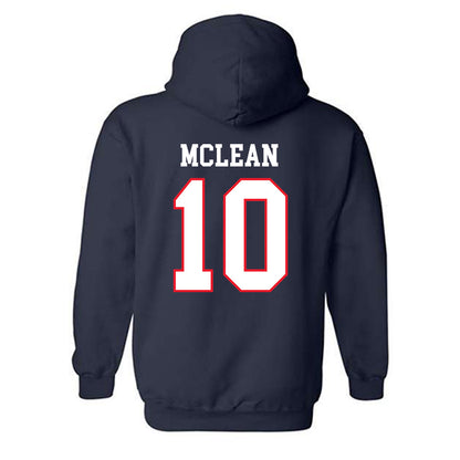 UConn - NCAA Women's Ice Hockey : Callie McLean - Champs Classic Shersey Hooded Sweatshirt-1