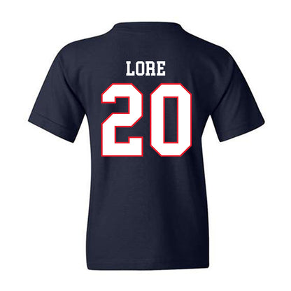 UConn - NCAA Women's Ice Hockey : Jade Lore - Hockey East 2024-2025 Regular Season Champs Classic Shersey Youth T-Shirt-1