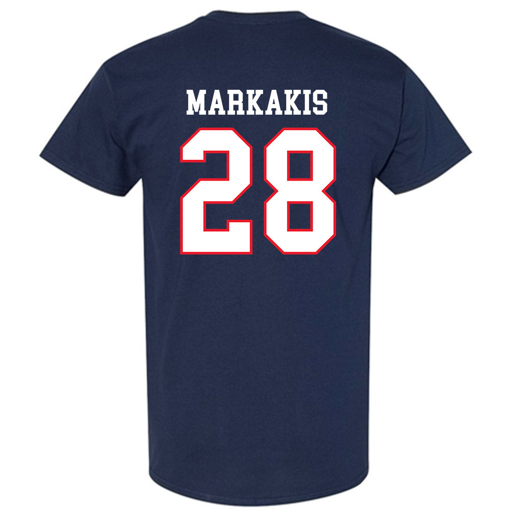 UConn - NCAA Women's Ice Hockey : Ellie Markakis - Champs Classic Shersey T-Shirt-1