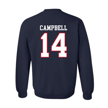 UConn - NCAA Women's Ice Hockey : Brooke Campbell - Hockey East 2024-2025 Regular Season Champs Classic Shersey Crewneck Sweatshirt-1