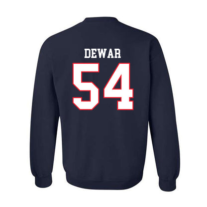UConn - NCAA Women's Ice Hockey : Livvy Dewar - Hockey East 2024-2025 Regular Season Champs Classic Shersey Crewneck Sweatshirt-1