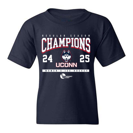 UConn - NCAA Women's Ice Hockey : Ava Rinker - Hockey East 2024-2025 Regular Season Champs Classic Shersey Youth T-Shirt-0