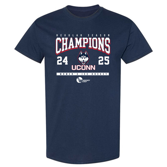 UConn - NCAA Women's Ice Hockey : Sadie Hotles - Hockey East 2024-2025 Regular Season Champs Classic Shersey T-Shirt-0