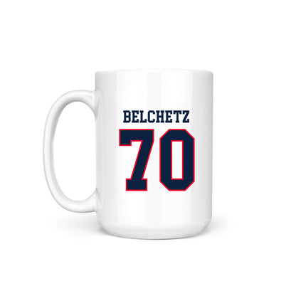 UConn - NCAA Women's Ice Hockey : Taylor Belchetz - Champs Coffee Mug-2