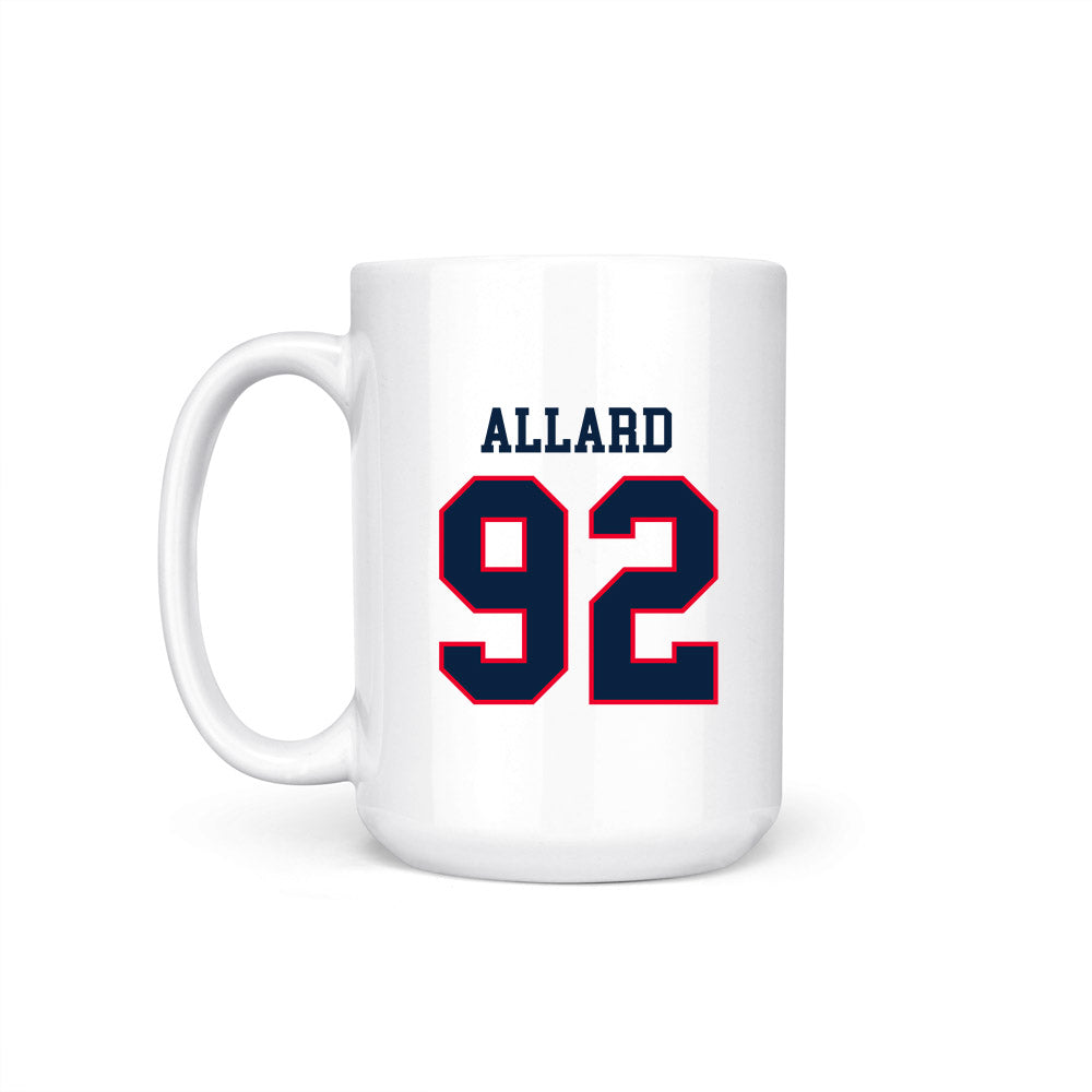 UConn - NCAA Women's Ice Hockey : Ashley Allard - Hockey East 2024-2025 Regular Season Champs Coffee Mug-1
