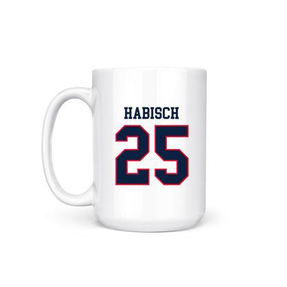 UConn - NCAA Women's Ice Hockey : Jada Habisch - Hockey East 2024-2025 Regular Season Champs Coffee Mug-1