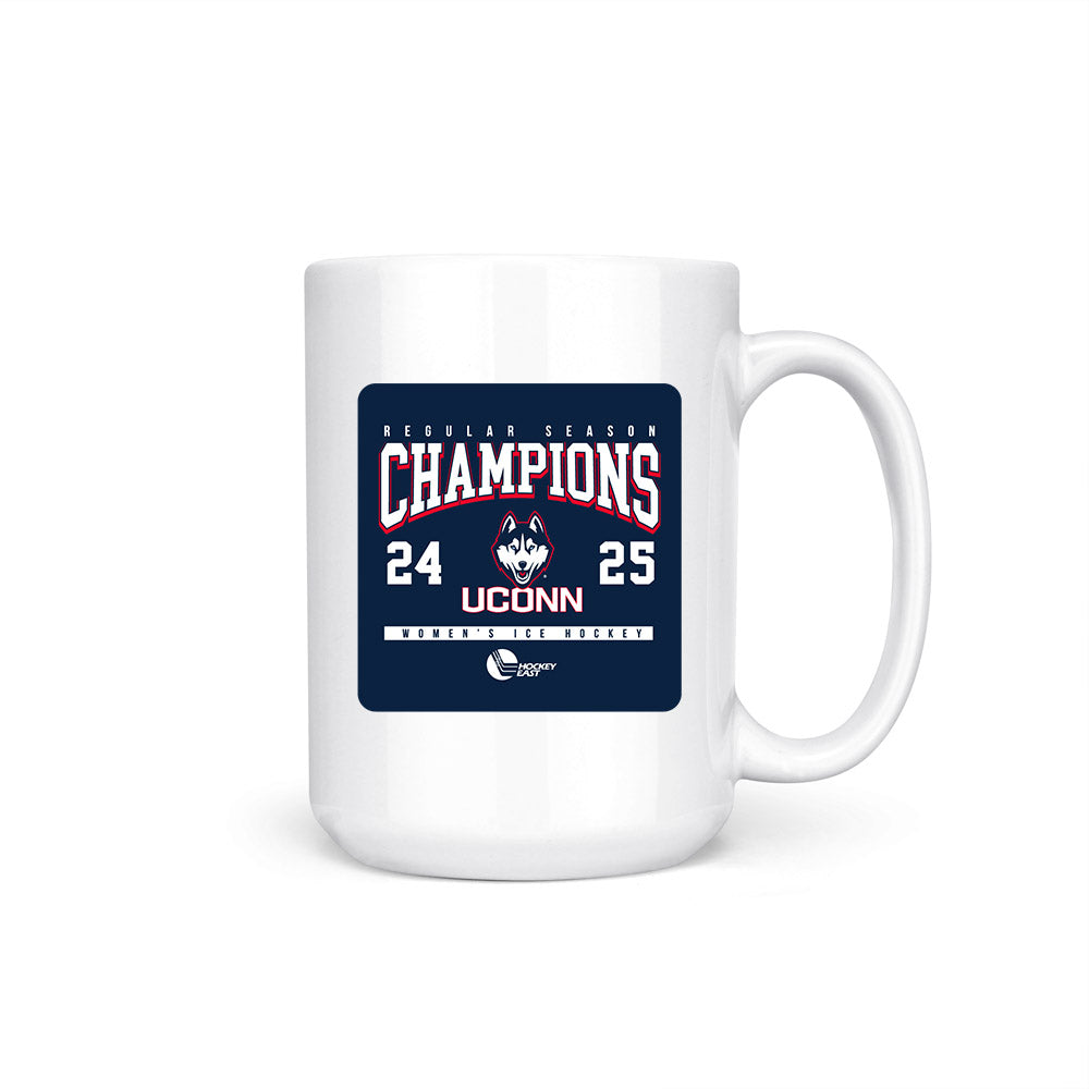 UConn - NCAA Women's Ice Hockey : Leila Ricciuti - Champs Coffee Mug-0