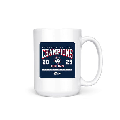 UConn - NCAA Women's Ice Hockey : Brooke Campbell - Hockey East 2024-2025 Regular Season Champs Coffee Mug-0
