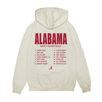 Alabama - NCAA Men's Basketball : - Roster Premium Hooded Sweatshirt-1