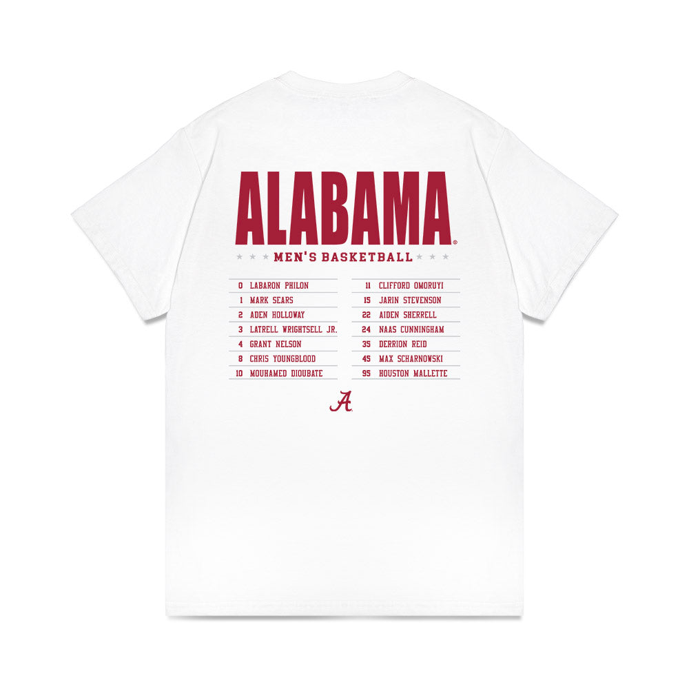 Alabama - NCAA Men's Basketball : - Roster Premium T-Shirt-1