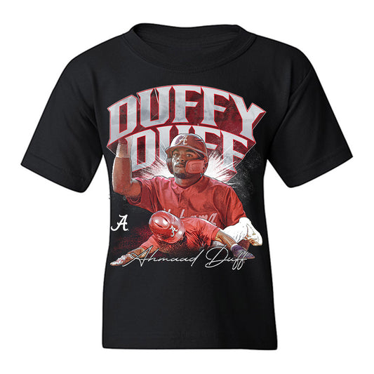 Alabama - NCAA Baseball : Ahmaad Duff - Youth T-Shirt-0