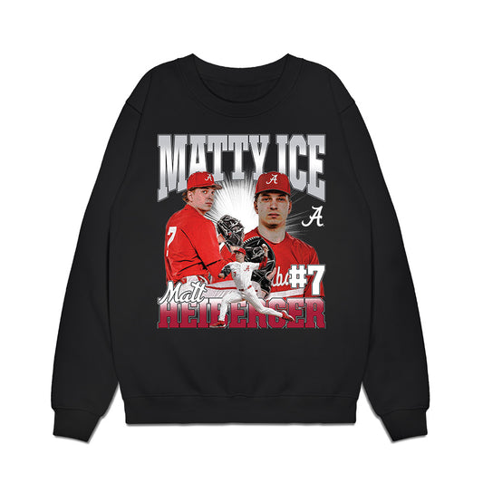 Alabama - NCAA Baseball : Matthew Heiberger - Premium Crewneck Sweatshirt-0