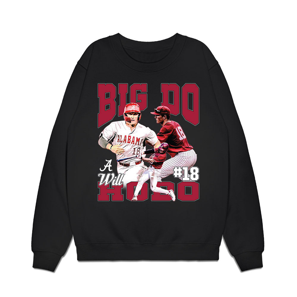 Alabama - NCAA Baseball : Will Hodo - Collage Premium Crewneck Sweatshirt-0