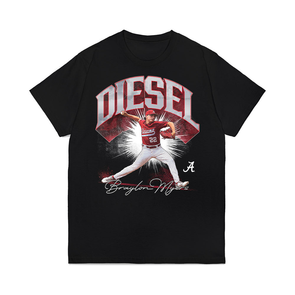 Alabama - NCAA Baseball : Braylon Myers - Collage Premium T-Shirt-0