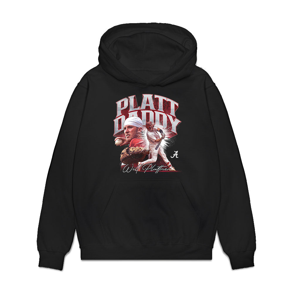 Alabama - NCAA Baseball : Will Plattner - Premium Hooded Sweatshirt-0