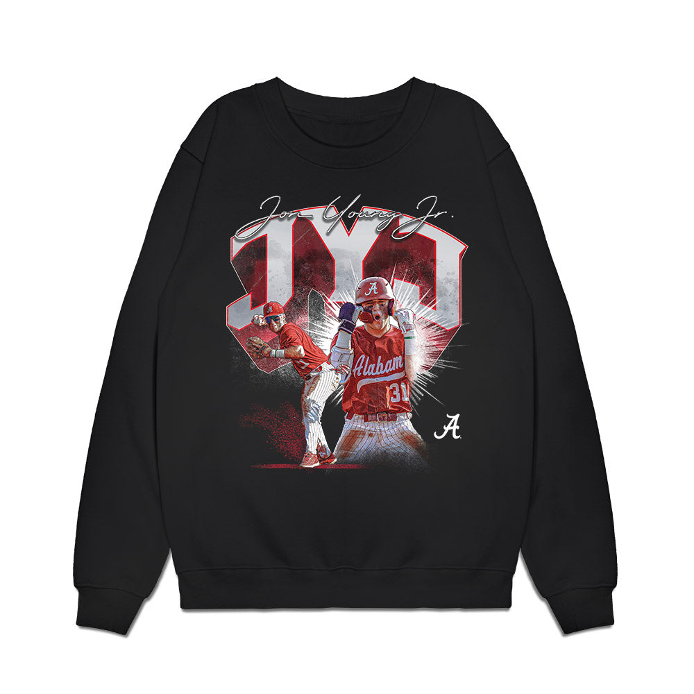 Alabama - NCAA Baseball : Jon Young Jr. - Collage Premium Crewneck Sweatshirt-0