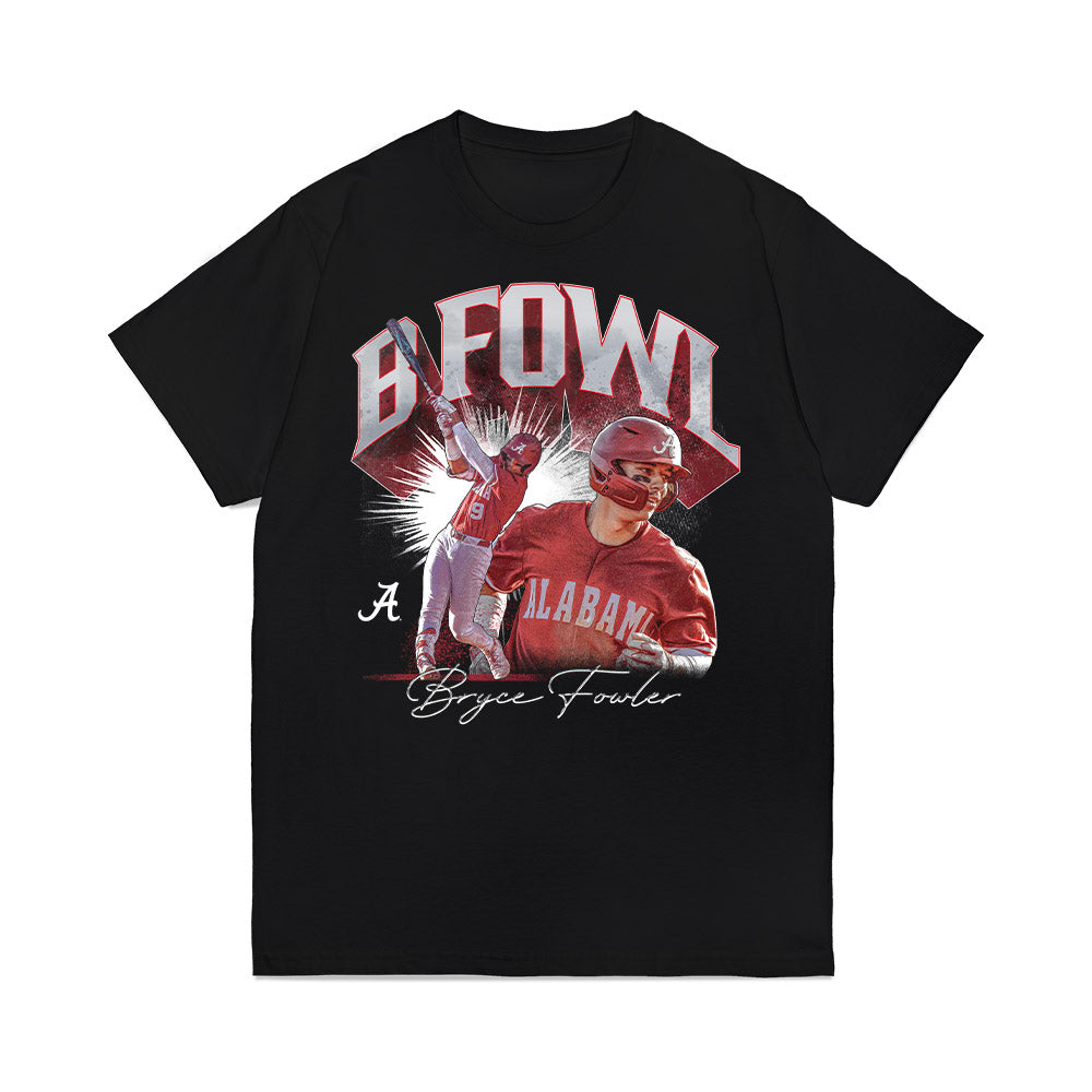 Alabama - NCAA Baseball : Bryce Fowler - Player Collage Premium T-Shirt-0
