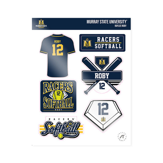 Murray State - NCAA Softball : Raylee Roby - Sticker Sheet-0