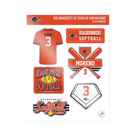UTSA - NCAA Softball : Crislyne Moreno - Sticker Sheet-0